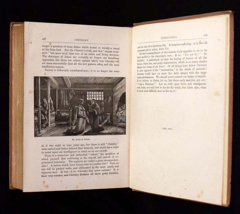 1891 Scarce First Edition - Chivalry by Leon Gautier. Illustrated.