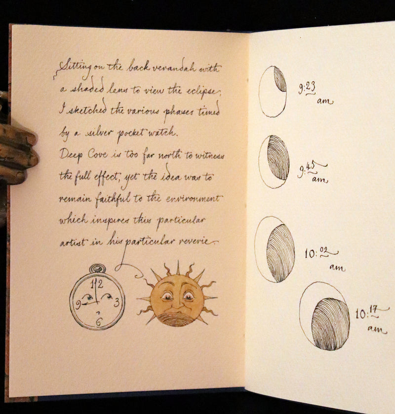 2017 Scarce First Limited Edition - A Northern View of the Great Solar Eclipse of 2017 by Charles van Sandwyk.