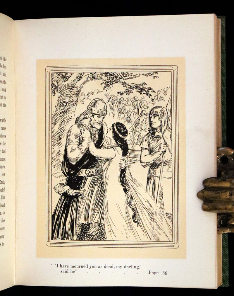 1911 Scarce First Edition - Golden Spears, Irish Fairy Tales by Edmund Leamy. Illustrated by Corinne Turner.