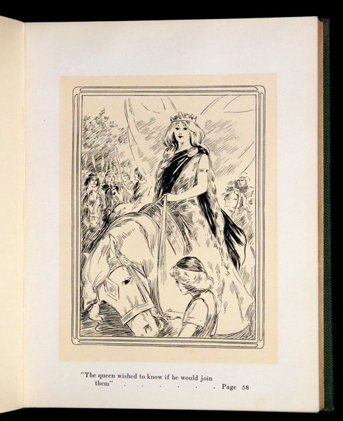 1911 Scarce First Edition - Golden Spears, Irish Fairy Tales by Edmund Leamy. Illustrated by Corinne Turner.