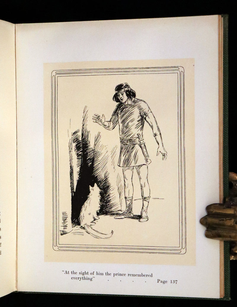 1911 Scarce First Edition - Golden Spears, Irish Fairy Tales by Edmund Leamy. Illustrated by Corinne Turner.