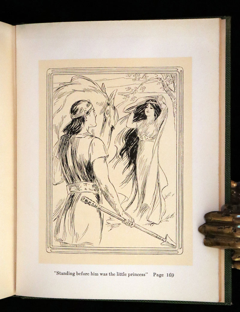 1911 Scarce First Edition - Golden Spears, Irish Fairy Tales by Edmund Leamy. Illustrated by Corinne Turner.