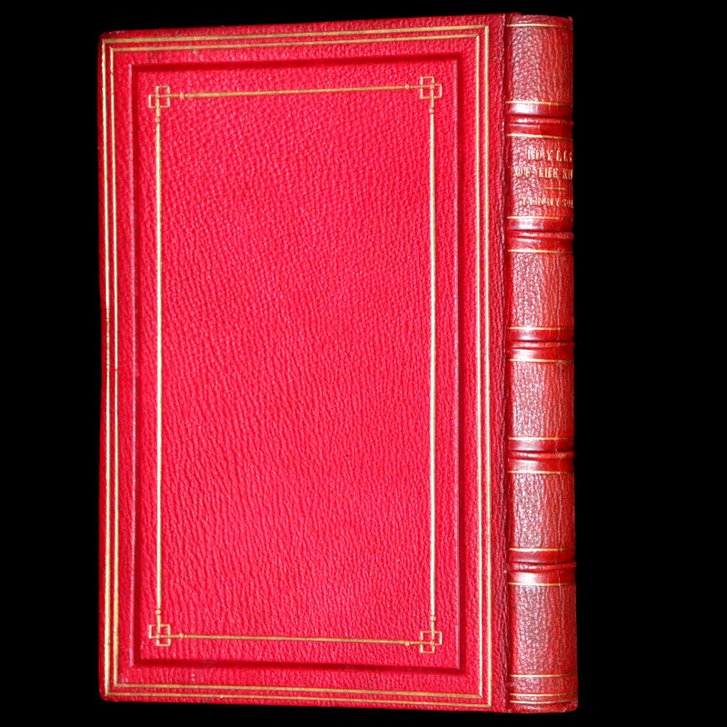 1869 Rare Book on Legend of King Arthur - IDYLLS OF THE KING by Alfred Tennyson.