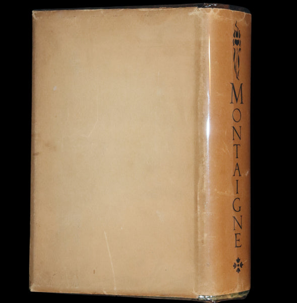 1870 Rare Victorian Book - The Essays of Michael Seigneur de Montaigne.