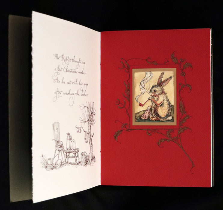 2004 Scarce First Edition - Mr. Rabbit's Christmas Wish Translated for Humans by Charles van Sandwyk.