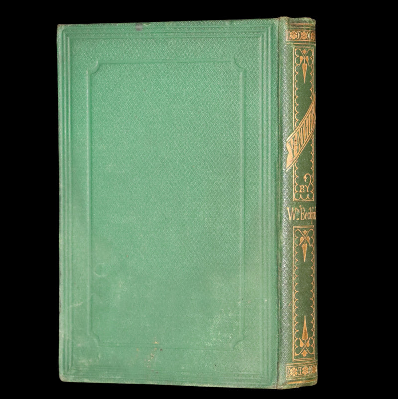1868 Rare Gothic Book - Vathek, an Arabian Tale by William Thomas Beckford. Illustrated.