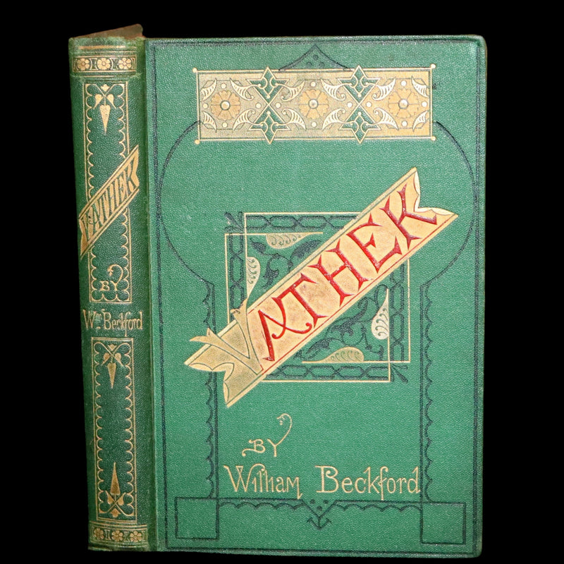 1868 Rare Gothic Book - Vathek, an Arabian Tale by William Thomas Beckford. Illustrated.