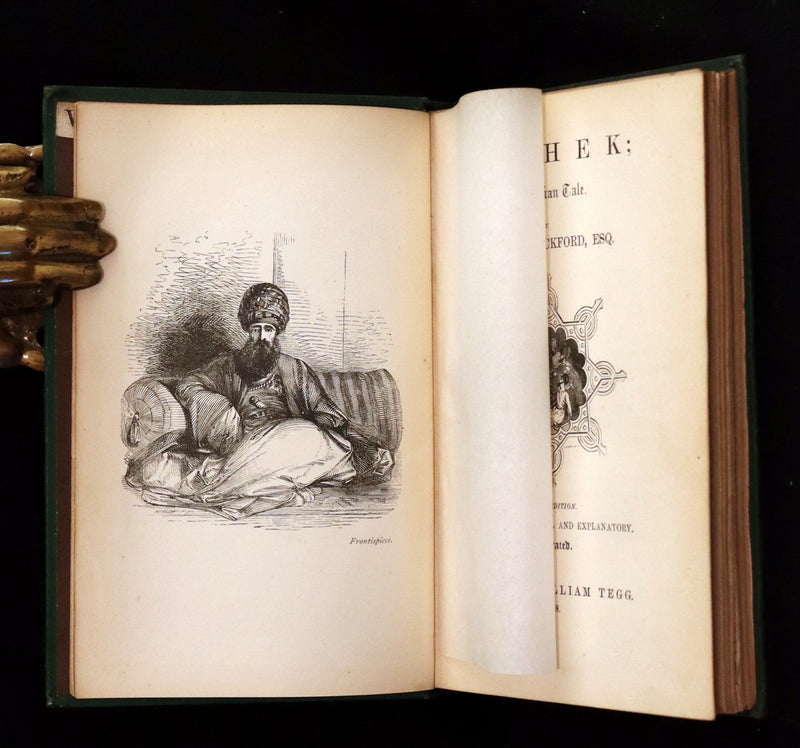 1868 Rare Gothic Book - Vathek, an Arabian Tale by William Thomas Beckford. Illustrated.