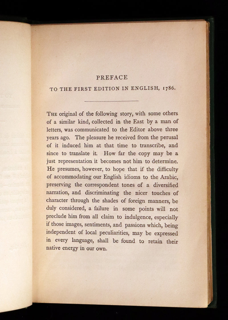 1868 Rare Gothic Book - Vathek, an Arabian Tale by William Thomas Beckford. Illustrated.