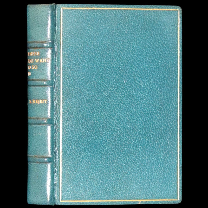 1993 Rare Book beautifully bound by Bayntun - Whereyouwantogoto and Other Unlikely Tales by E. Nesbitt. Illustrated.