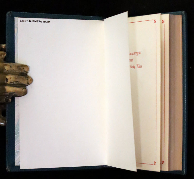 1993 Rare Book beautifully bound by Bayntun - Whereyouwantogoto and Other Unlikely Tales by E. Nesbitt. Illustrated.