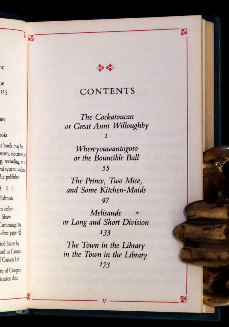 1993 Rare Book beautifully bound by Bayntun - Whereyouwantogoto and Other Unlikely Tales by E. Nesbitt. Illustrated.