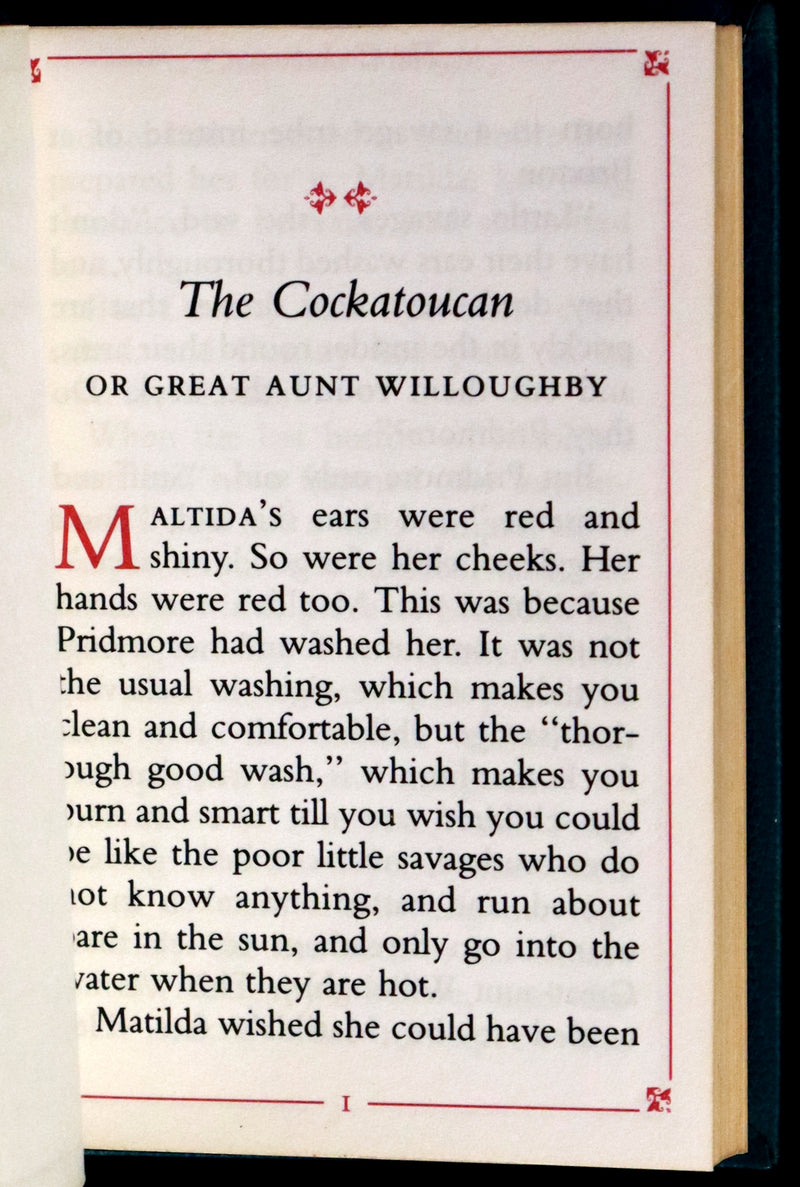 1993 Rare Book beautifully bound by Bayntun - Whereyouwantogoto and Other Unlikely Tales by E. Nesbitt. Illustrated.