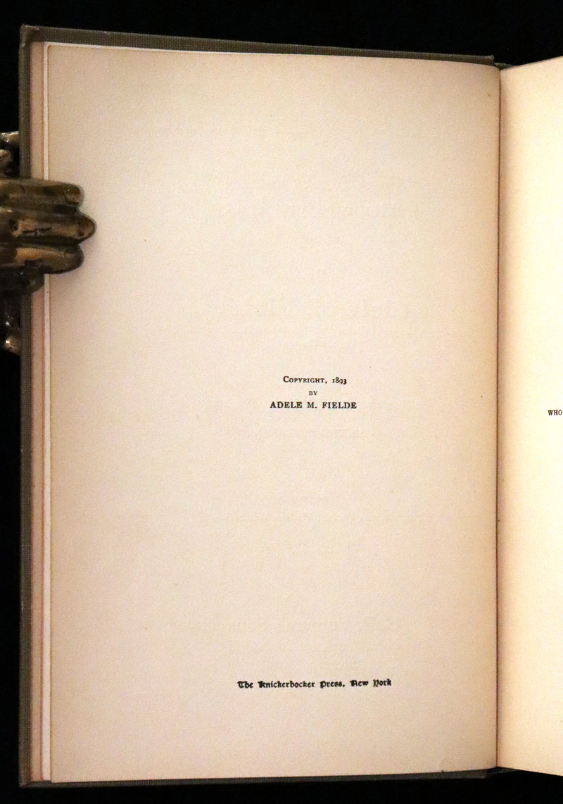 1912 Scarce Edition - Chinese Fairy Tales by Adele M. Fielde, Illustrated by Chinese Artists.