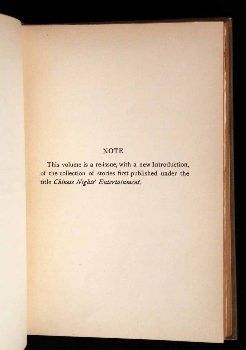 1912 Scarce Edition - Chinese Fairy Tales by Adele M. Fielde, Illustrated by Chinese Artists.
