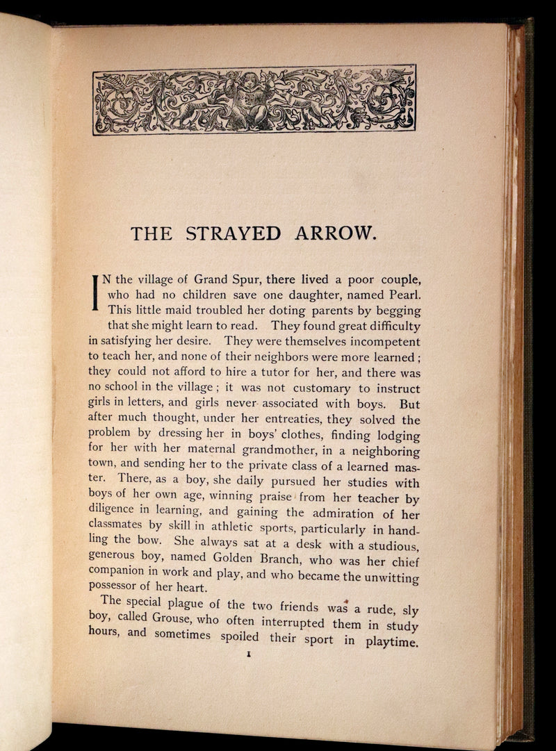 1912 Scarce Edition - Chinese Fairy Tales by Adele M. Fielde, Illustrated by Chinese Artists.