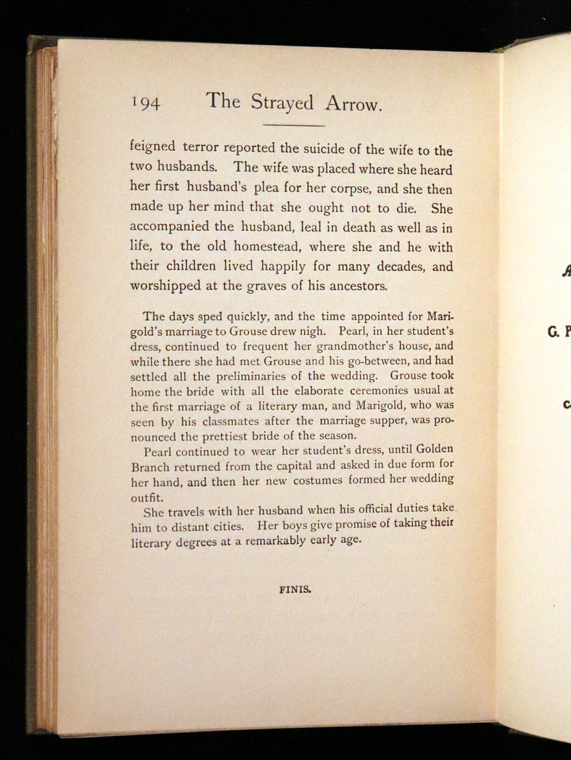 1912 Scarce Edition - Chinese Fairy Tales by Adele M. Fielde, Illustrated by Chinese Artists.