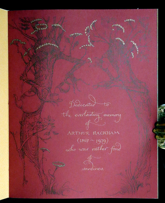 2009 Scarce First Edition - The Fairy Market by Charles van Sandwyk dedicated to Arthur Rackham.