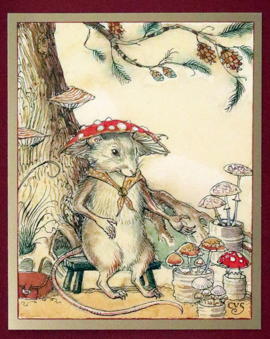 2009 Scarce First Edition - The Fairy Market by Charles van Sandwyk dedicated to Arthur Rackham.