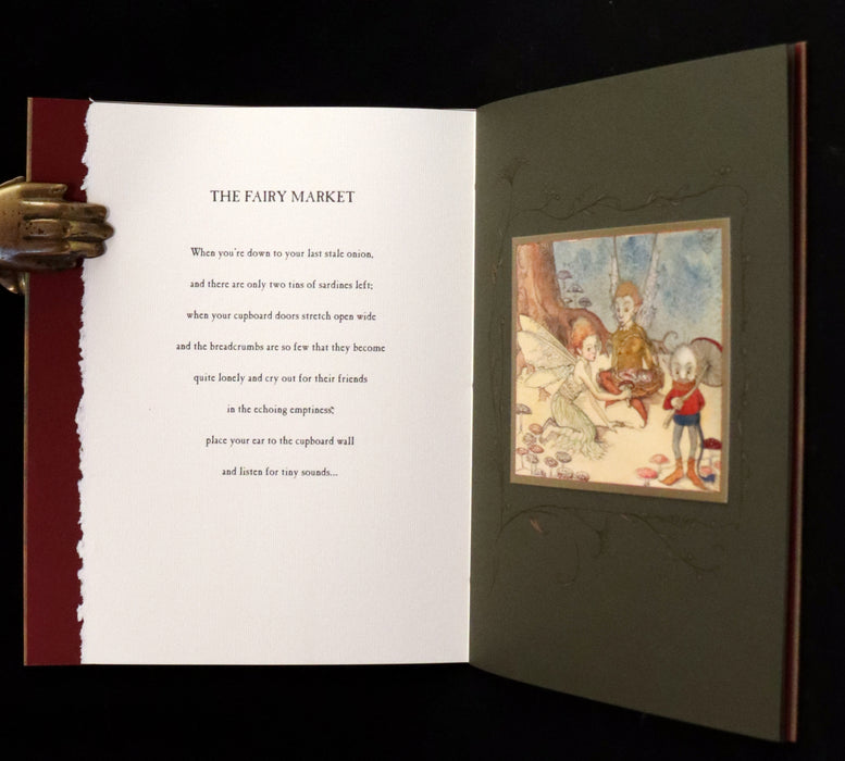 2009 Scarce First Edition - The Fairy Market by Charles van Sandwyk dedicated to Arthur Rackham.