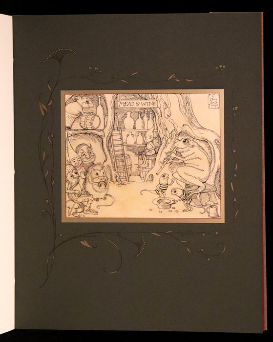 2009 Scarce First Edition - The Fairy Market by Charles van Sandwyk dedicated to Arthur Rackham.