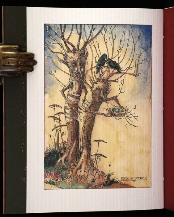 2009 Scarce First Edition - The Fairy Market by Charles van Sandwyk dedicated to Arthur Rackham.