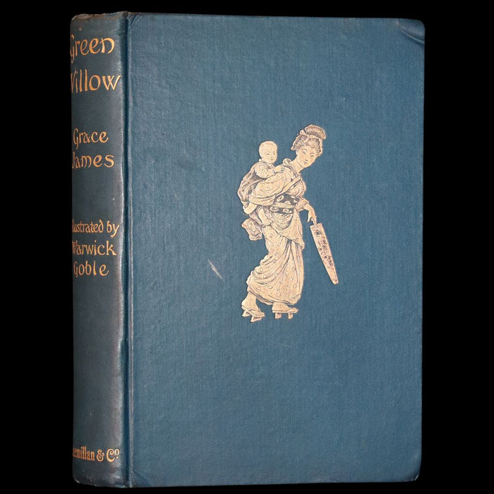 1912 Rare Edition - Green Willow & Other Japanese Fairy Tales Illustrated by Warwick Goble.