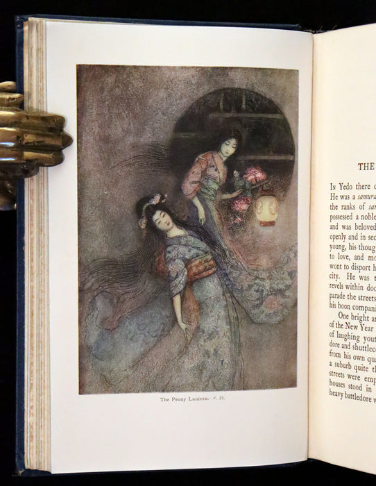 1912 Rare Edition - Green Willow & Other Japanese Fairy Tales Illustrated by Warwick Goble.