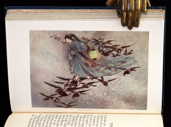 1912 Rare Edition - Green Willow & Other Japanese Fairy Tales Illustrated by Warwick Goble.