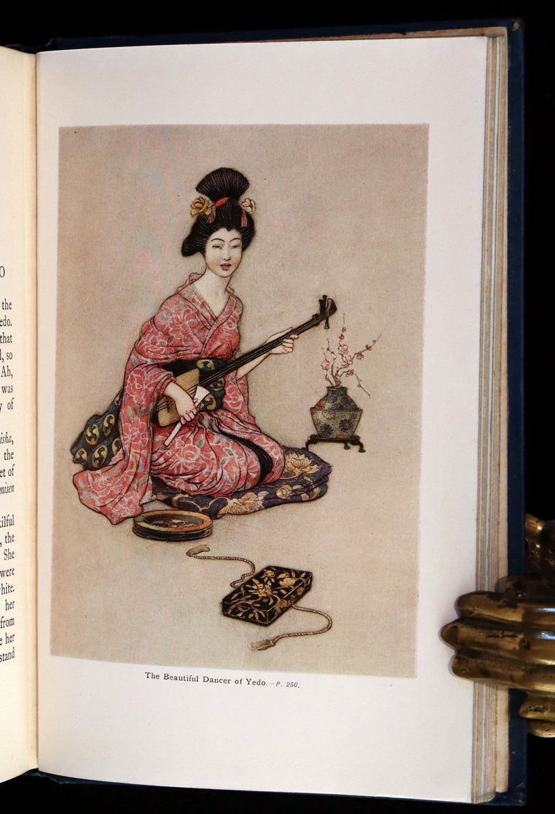 1912 Rare Edition - Green Willow & Other Japanese Fairy Tales Illustrated by Warwick Goble.