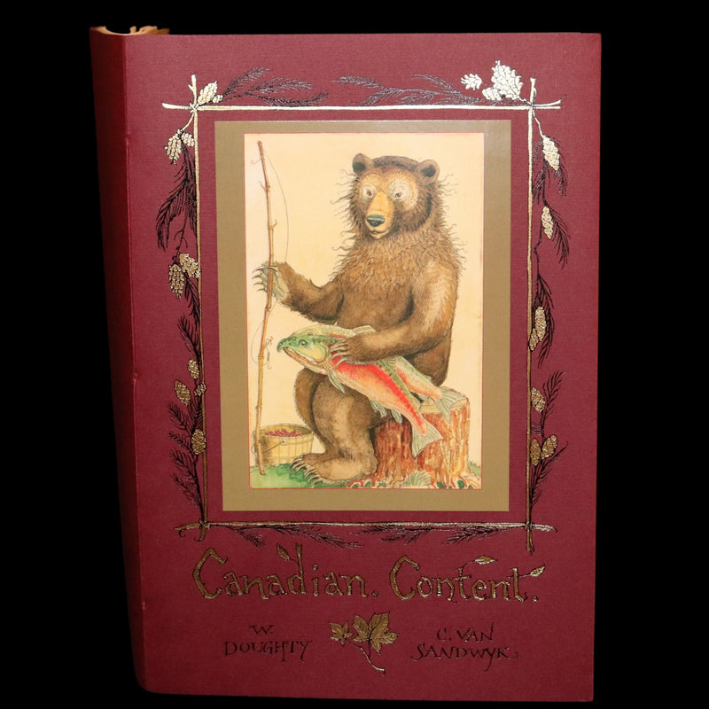 2009 Rare Signed Book - Canadian Content by Charles Van Sandwyk.