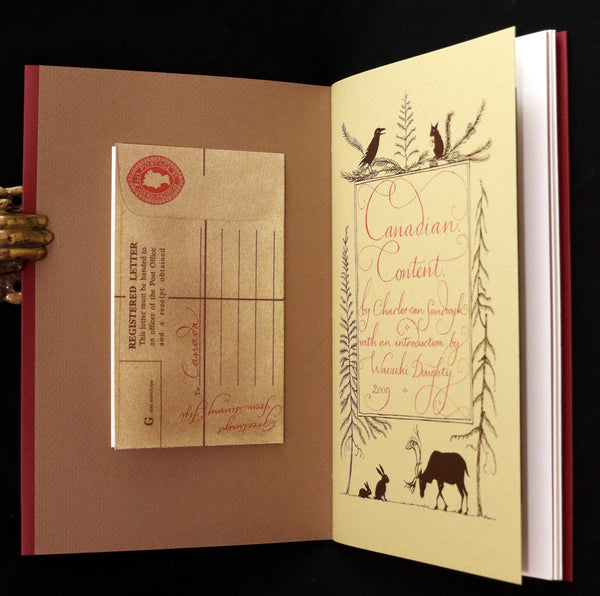 2009 Rare Signed Book - Canadian Content by Charles Van Sandwyk.