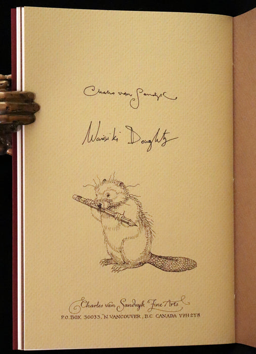 2009 Rare Signed Book - Canadian Content by Charles Van Sandwyk.