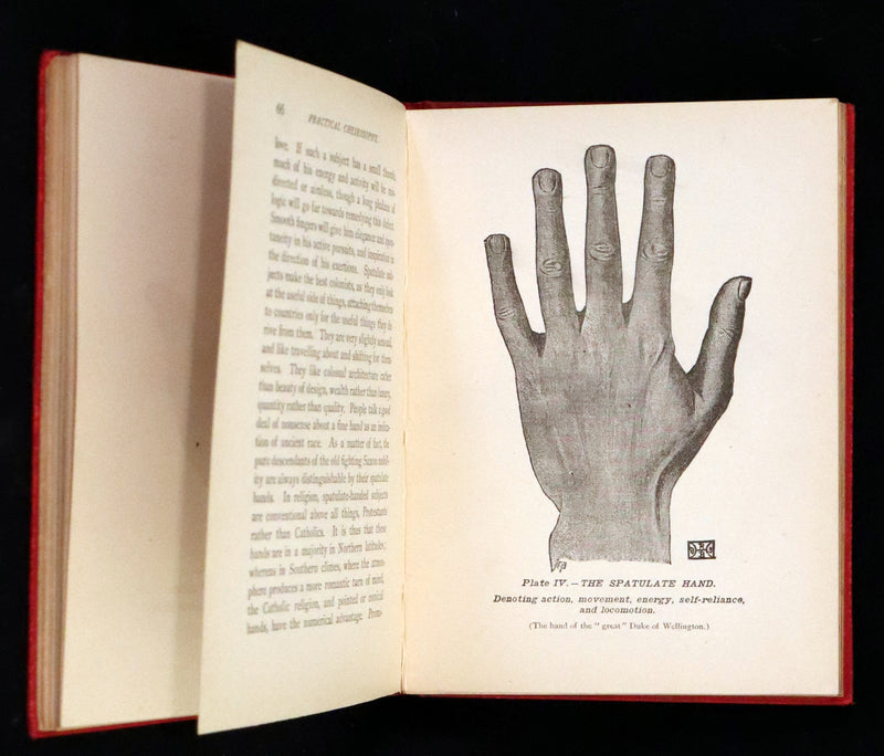 1893 Rare Chiromancy Book - Practical Cheirosophy, the Science of the Hand.