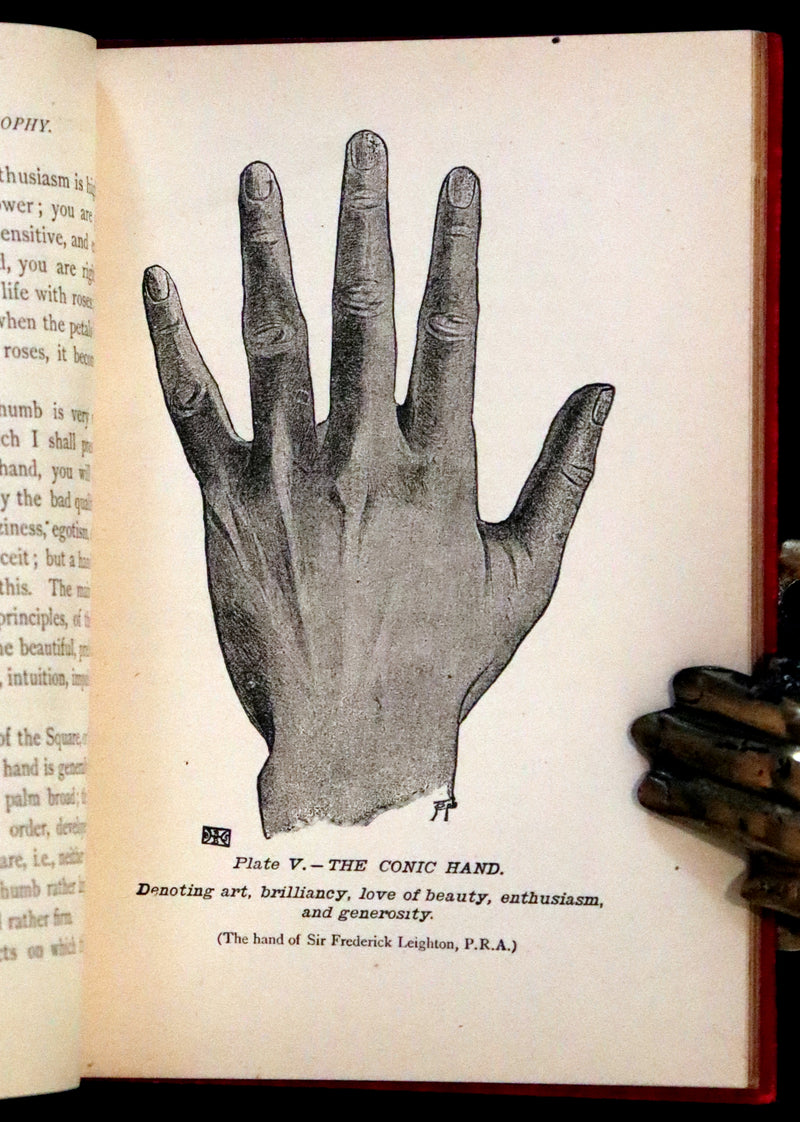 1893 Rare Chiromancy Book - Practical Cheirosophy, the Science of the Hand.