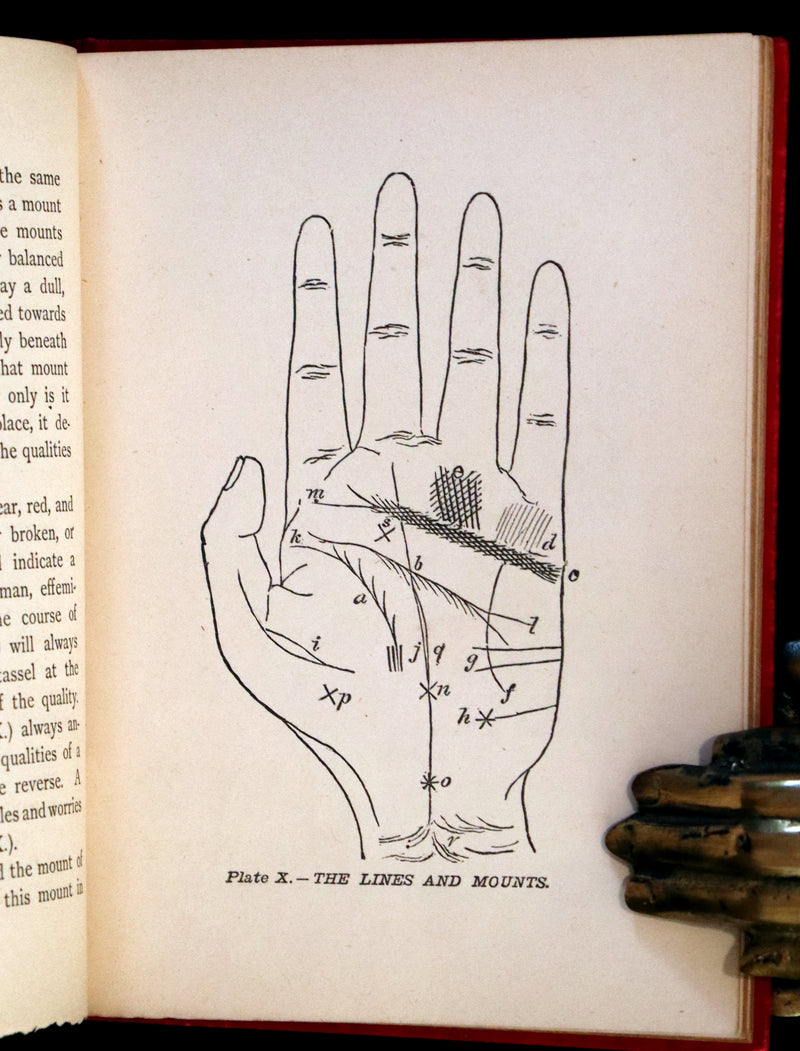 1893 Rare Chiromancy Book - Practical Cheirosophy, the Science of the Hand.