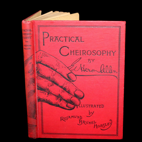 1893 Rare Chiromancy Book - Practical Cheirosophy, the Science of the Hand.