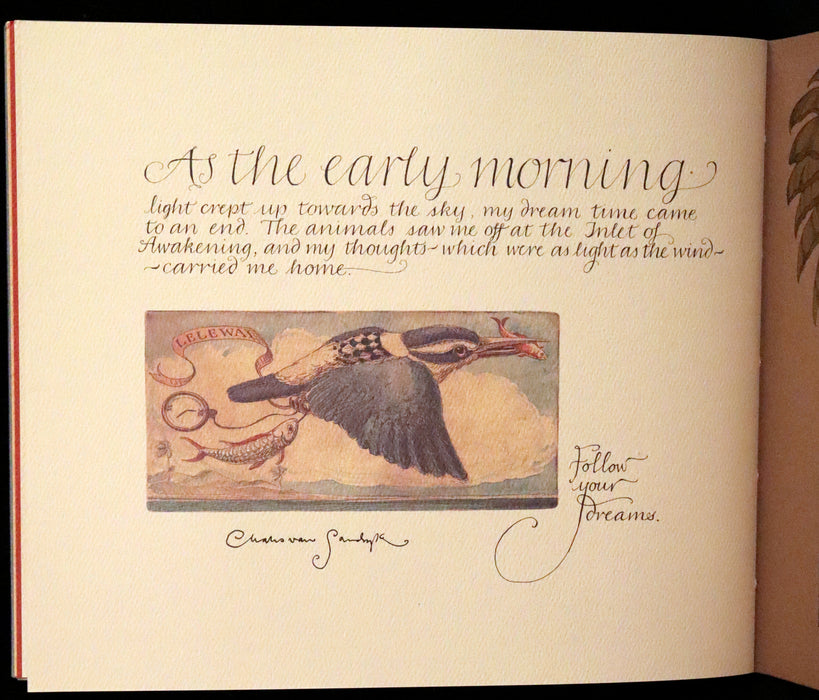 2005 Rare Signed First Edition - Sketches from the Dream Island of Birds by Charles van Sandwyk.