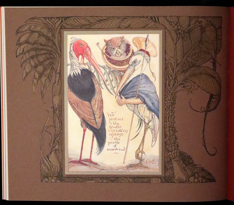 2005 Rare Signed First Edition - Sketches from the Dream Island of Birds by Charles van Sandwyk.