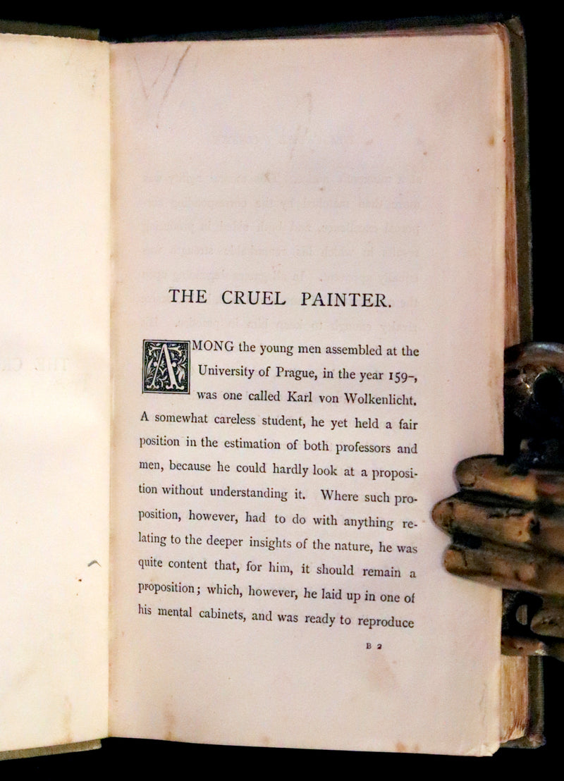 1884 Scarce Edition - The Cruel Painter and Other Fairy Tales by George MacDonald.