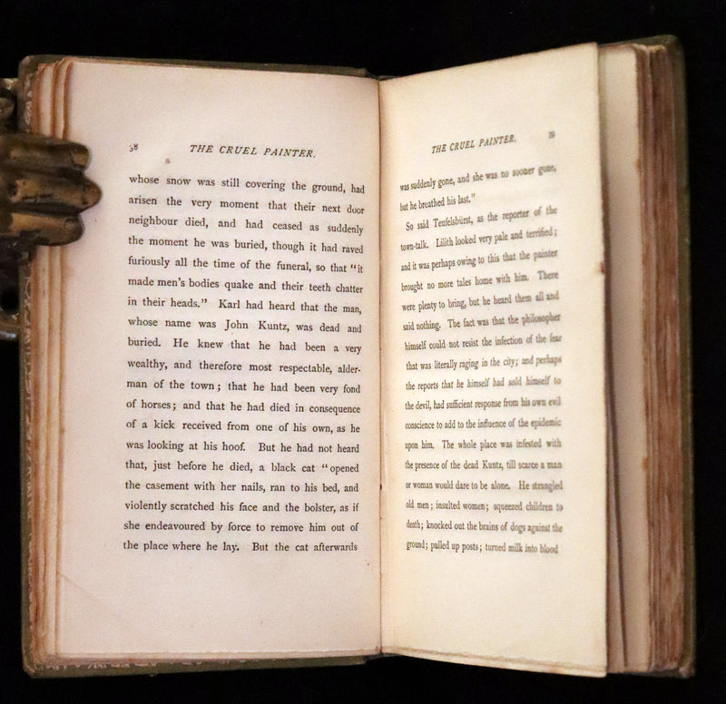 1884 Scarce Edition - The Cruel Painter and Other Fairy Tales by George MacDonald.