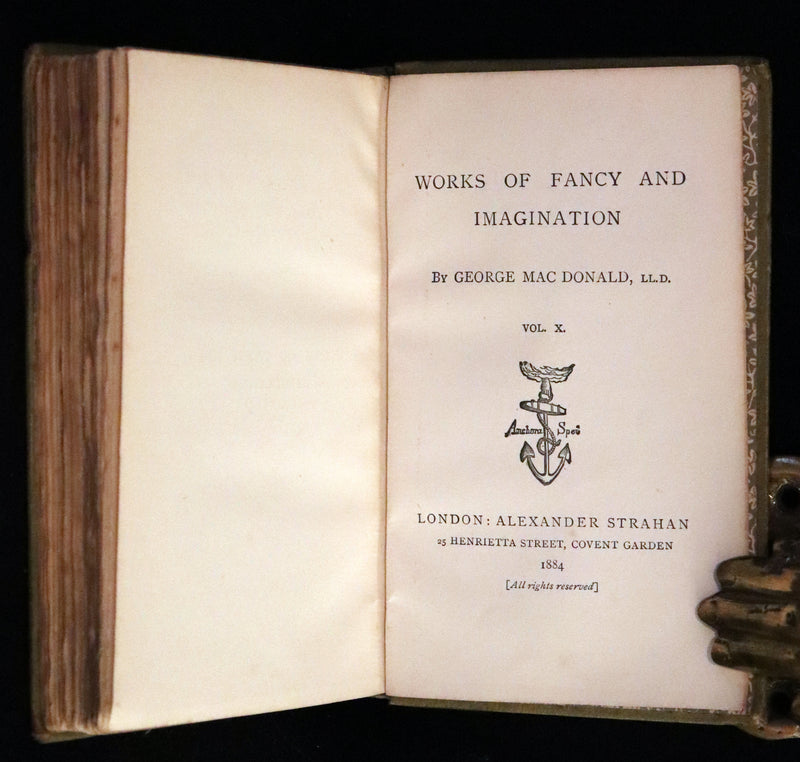 1884 Scarce Edition - The Cruel Painter and Other Fairy Tales by George MacDonald.