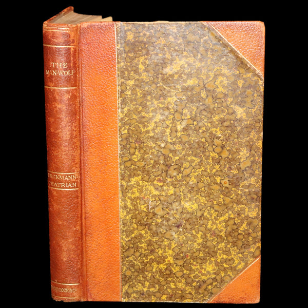 1877 Rare Book - The Man-Wolf, a Werewolf story by Emile Erckmann and Alexandre Chatrian.