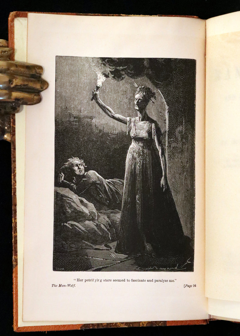 1877 Rare Book - The Man-Wolf, a Werewolf story by Emile Erckmann and Alexandre Chatrian.