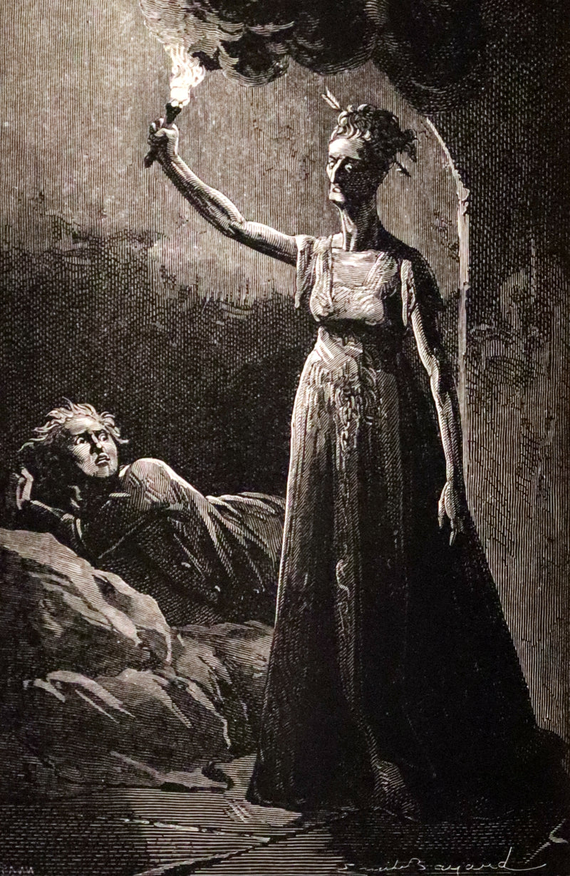 1877 Rare Book - The Man-Wolf, a Werewolf story by Emile Erckmann and Alexandre Chatrian.