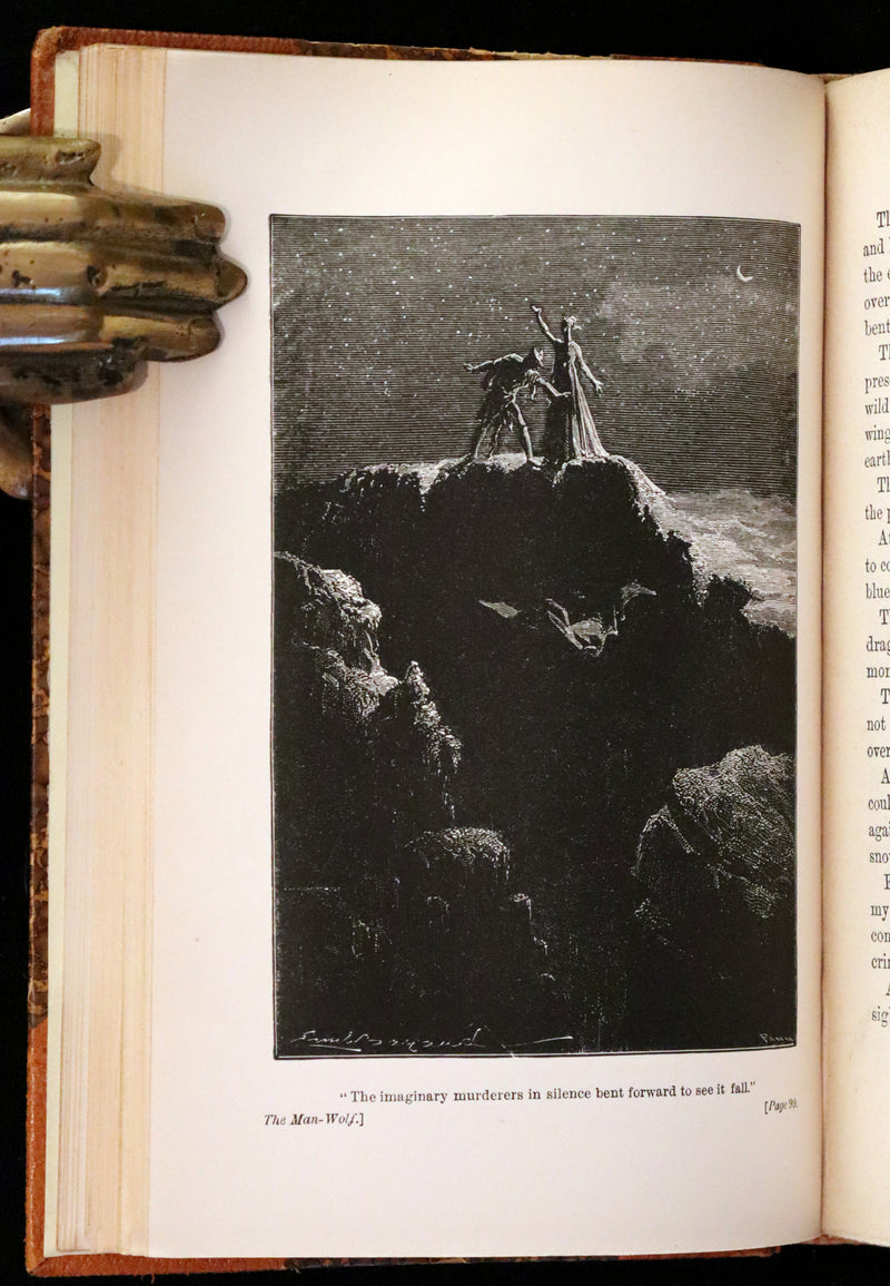 1877 Rare Book - The Man-Wolf, a Werewolf story by Emile Erckmann and Alexandre Chatrian.