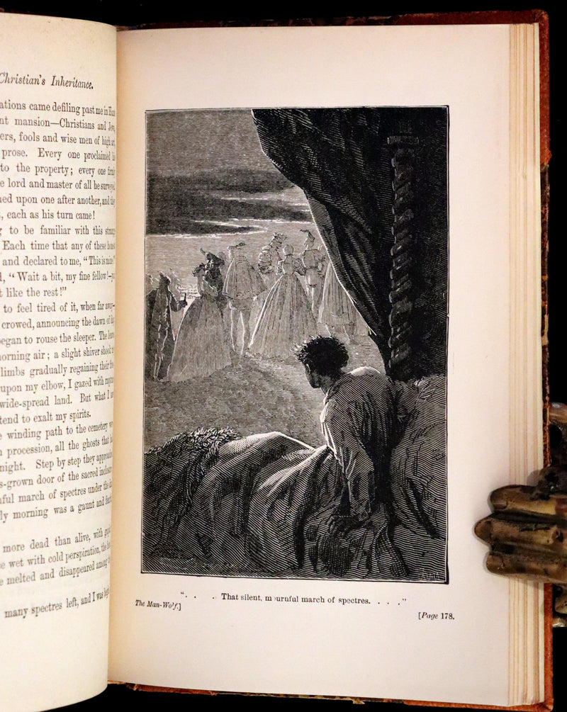1877 Rare Book - The Man-Wolf, a Werewolf story by Emile Erckmann and Alexandre Chatrian.