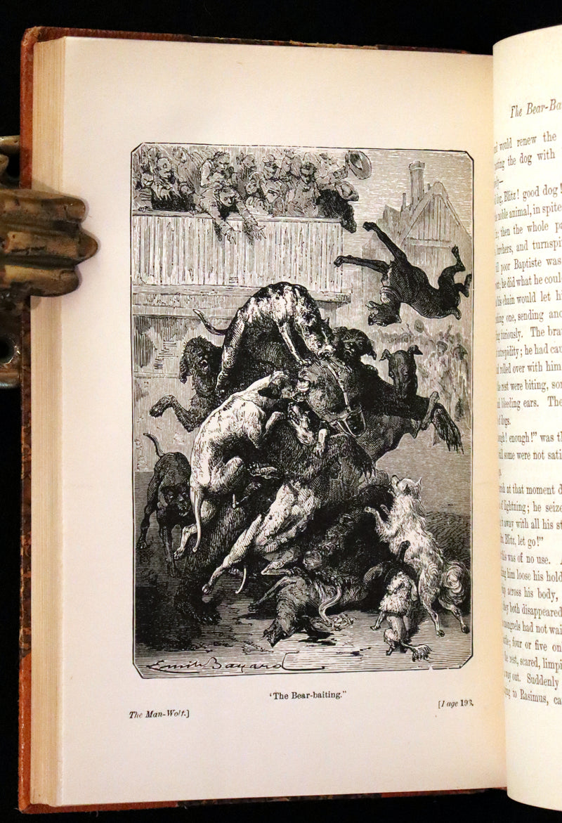 1877 Rare Book - The Man-Wolf, a Werewolf story by Emile Erckmann and Alexandre Chatrian.