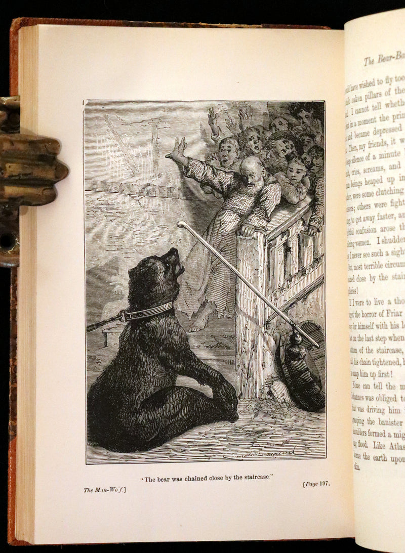 1877 Rare Book - The Man-Wolf, a Werewolf story by Emile Erckmann and Alexandre Chatrian.