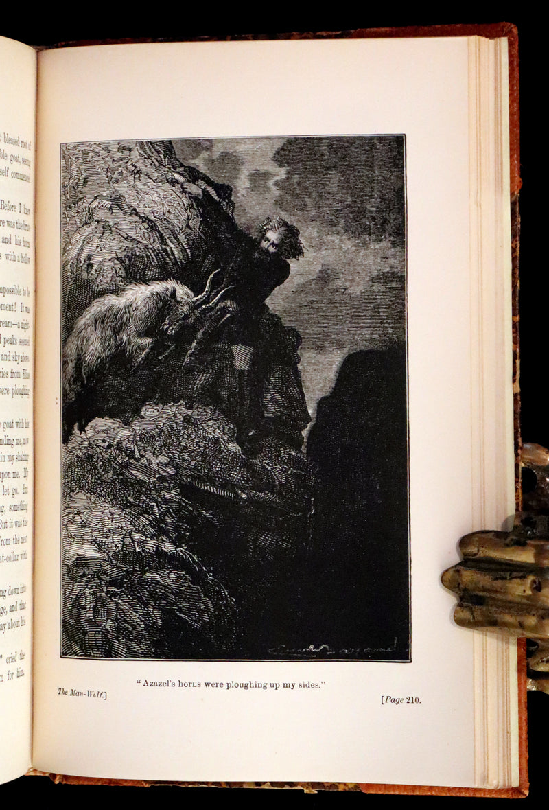 1877 Rare Book - The Man-Wolf, a Werewolf story by Emile Erckmann and Alexandre Chatrian.
